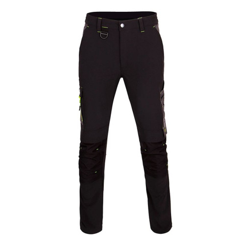 Beeswift FLEX WORKWEAR TROUSER TWO-TONE Black Grey 28R SFTBLGY28R