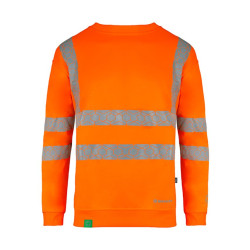 Beeswift Envirowear Hi-Vis Sweatshirt Orange Xl EWCSSORXL