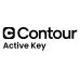 Contour Design Active Key AK-C8200 keyboard Medical USB UK English White