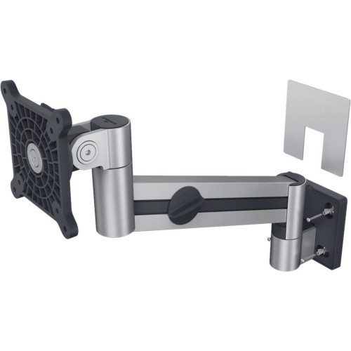 509023 Monitor Mount with Arm for 1 Screen - Wall Mount, Silver
