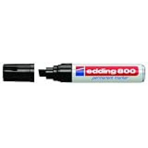 edding 800 Liquid Ink Permanent Marker, Chisel Tip, 4 - 12 mm, Black