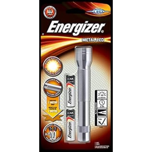 ENERGIZER FL METAL LED 2AA SILV 634041 (B005O0B5L4)