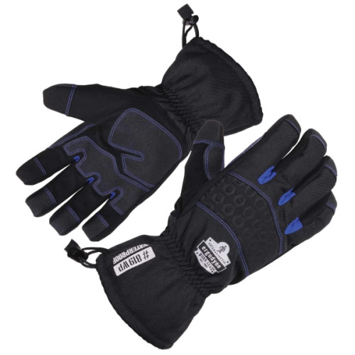 ProFlex 17613 Extreme Thermal Waterproof Winter Work Gloves with Tena-Grip   Black - Medium
