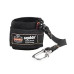 Ergodyne Squids® 3114 Pull-On Wrist Lanyard with Carabiner - 3lbs  Black