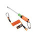 Ergodyne Squids® 3130M Coiled Cable Lanyard - 5lb  Orange  Standard