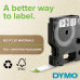 DYMO Authentic D1 Labels | Black Print on Clear Tape | 19 mm x 7 m | Self-Adhesive Labels for LabelManager Label Makers | Made in Europe