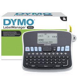 DYMO LabelManager Desktop Label Maker | 360D Rechargeable Hand-Held Label MakerEasy-to-UseOne-Touch Smart KeysQWERTY KeyboardLarge Displayfor Home & Office Organisation