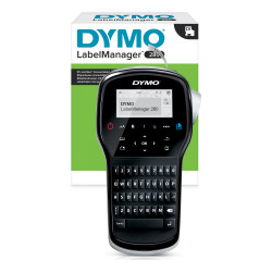 DYMO LabelManager 280 Label Maker | Rechargeable Handheld Label Printer with QWERTY Keyboard | Includes Black & White D1 Label Tape (12mm) | For Home & Office