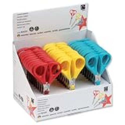 Pack Of 30 5 Star School Scissors W/ Plastic Handles Stainless Steel Blades