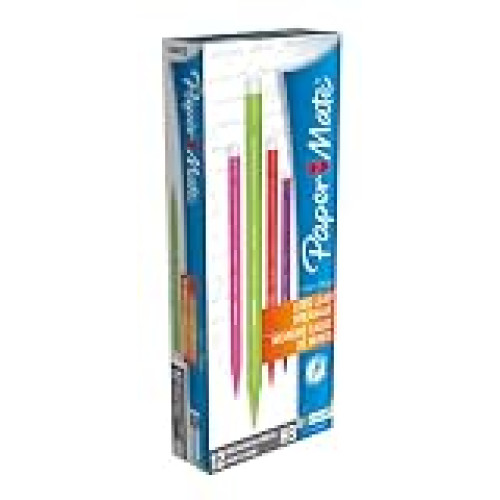 Paper Mate Non Stop Mechanical Pencil Hb 0.7mm - Assorted Colours (box Of 12)