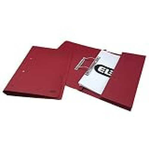 Elba Stratford Transfer Spring File Recycled Pocket 320gsm 36mm Foolscap Bordeau