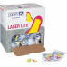 32NRR Cordless Laser Lite Single-Use Earplugs - Magenta/Yellow (200 Pairs/Box)