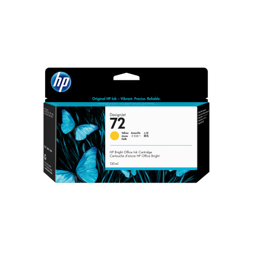 HP 72 130-ml Yellow DesignJet Ink Cartridge