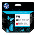 HP 771 Matte Black/Chromatic Red DesignJet Printhead