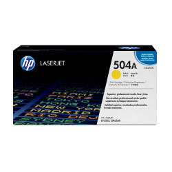 HP 504A Yellow Original LaserJet Toner Cartridge