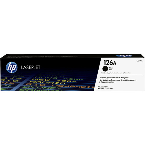 HP 126A Black Original LaserJet Toner Cartridge