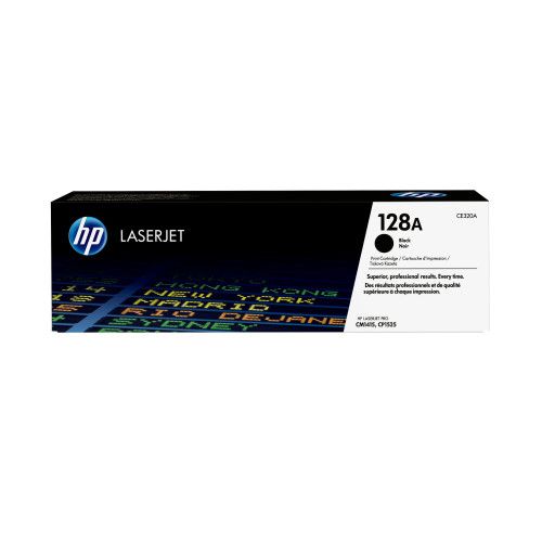 HP 128A Black Original LaserJet Toner Cartridge