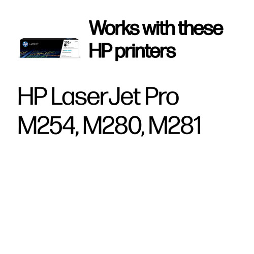 HP 203A Black Original LaserJet Toner Cartridge