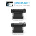 HP 728 300-ml Cyan DesignJet Ink Cartridge