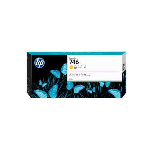 HP 746 300-ml Yellow DesignJet Ink Cartridge