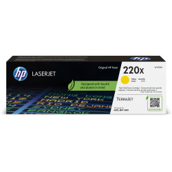 HP 220X Yellow Original LaserJet Toner Cartridge