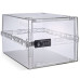Lockabox One | Compact and Hygienic Lockable Storage Box for Food, Medicines, Tech and Home Safety | One Size 12 x 8 x 6.6 inches externally (Crystal) (B01KVKMGBE)