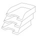 Leitz Recycle Letter Tray