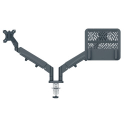 Leitz Ergo Space Saving Dual Monitor & Laptop Arm