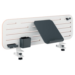 Leitz Ergo Pegboard Desk Organiser with laptop holder, 80x25 cm