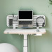 Leitz Ergo Pegboard Desk Organiser with laptop holder, 80x25 cm