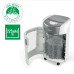Leitz IQ OptiMax Home Office 225 paper shredder Micro-cut shredding 22.3 cm White, Grey
