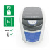 Leitz IQ OptiMax Home Office 225 paper shredder Micro-cut shredding 22.3 cm White, Grey