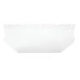 MSA 10115836 8 in. x 17 in. x .04 in. V-Gard Contoured Visor - Clear