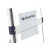 Nobo Impression Pro Mobile Steel Magnetic Whiteboard Easel with Extended Display Arms