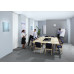Nobo Impression Pro Mobile Steel Magnetic Whiteboard Easel with Extended Display Arms