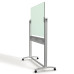 Nobo Brilliant White Glass Mobile Whiteboard 120x90cm