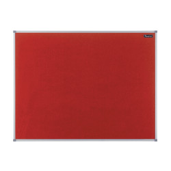 Nobo Basic Fixed bulletin board Red Felt