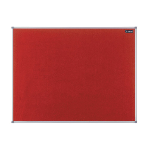 Nobo Basic insert notice board Red Aluminium