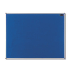 Nobo Basic Fixed bulletin board Blue Felt