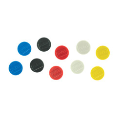 Nobo Magnetic Whiteboard Magnets 10 pack 38mm Coloured Magnets