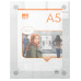 Nobo Premium Plus A5 Clear Acrylic Wall Mounted Poster Frame