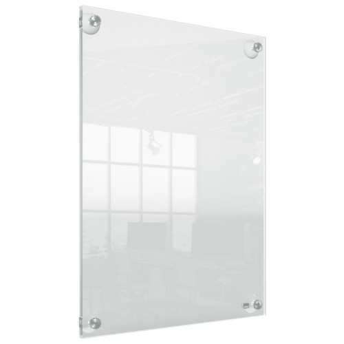Nobo Premium Plus A3 Clear Acrylic Wall Mounted Repositionable Poster Frame