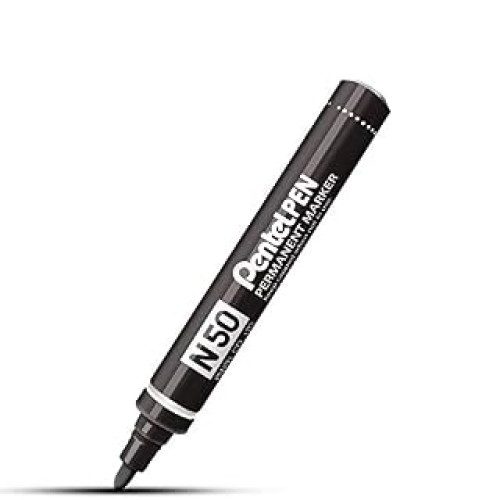 Pentel N50 Permanent Marker Bullet Tip 1.5-2mm Line Black Ref N50-A [Pack of 12] (B000SHUMNU)