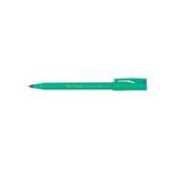 Pentel Rollerball Stick Pen, Fine Tip, Green Barrel, Blue Ink
