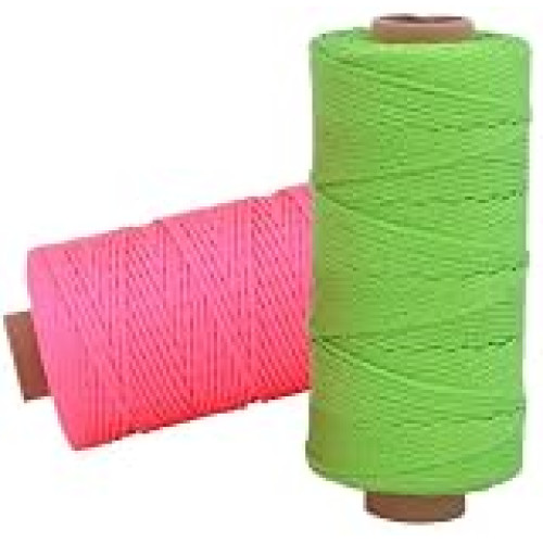Rolson Brick Line Assorted Flourescent Colours 152m Hardware Rope Ware