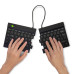 R-Go Tools Ergonomic keyboard R-Go Split Break with break software, ergonomic split keyboard, QWERTY (UK), Bluetooth, black