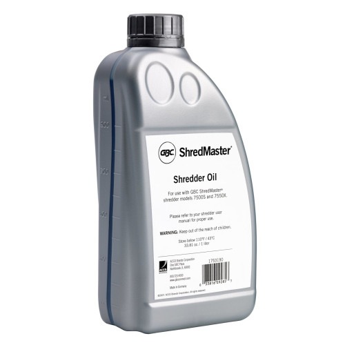 Rexel Shredder Oil 7500S/7550X 1 liter for Wide Entry models