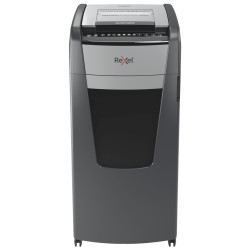 Rexel Optimum AutoFeed+ 600M paper shredder Micro-cut shredding 55 dB 23 cm Black, Silver