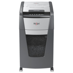Rexel Optimum AutoFeed+ 225M paper shredder Micro-cut shredding 55 dB 23 cm Black, Silver