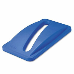 Rubbermaid Slim Jim Paper Recycling Top  20.38w x 11.38d x 2.75h  Dark Blue
